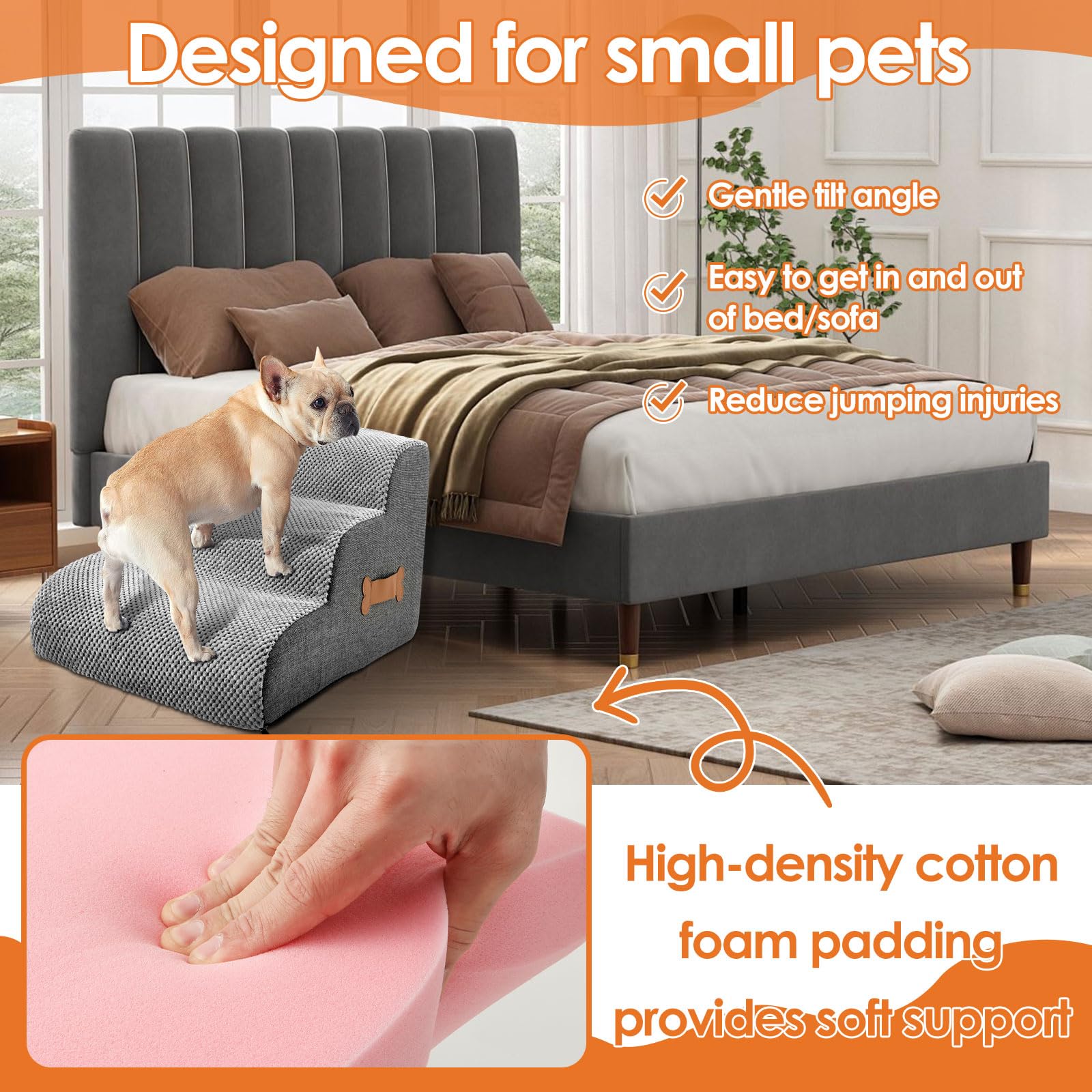 Ladder Puppys Stairs Pets Bone - Furniture Hardware For Bed recensione e prezzo