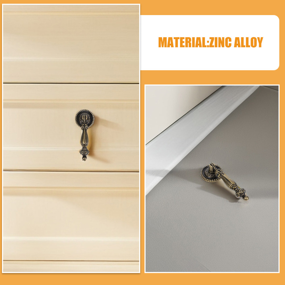6Pcs Vintage Bronze Cabinet Pu - Furniture Hardware Drop Pulls recensione e prezzo