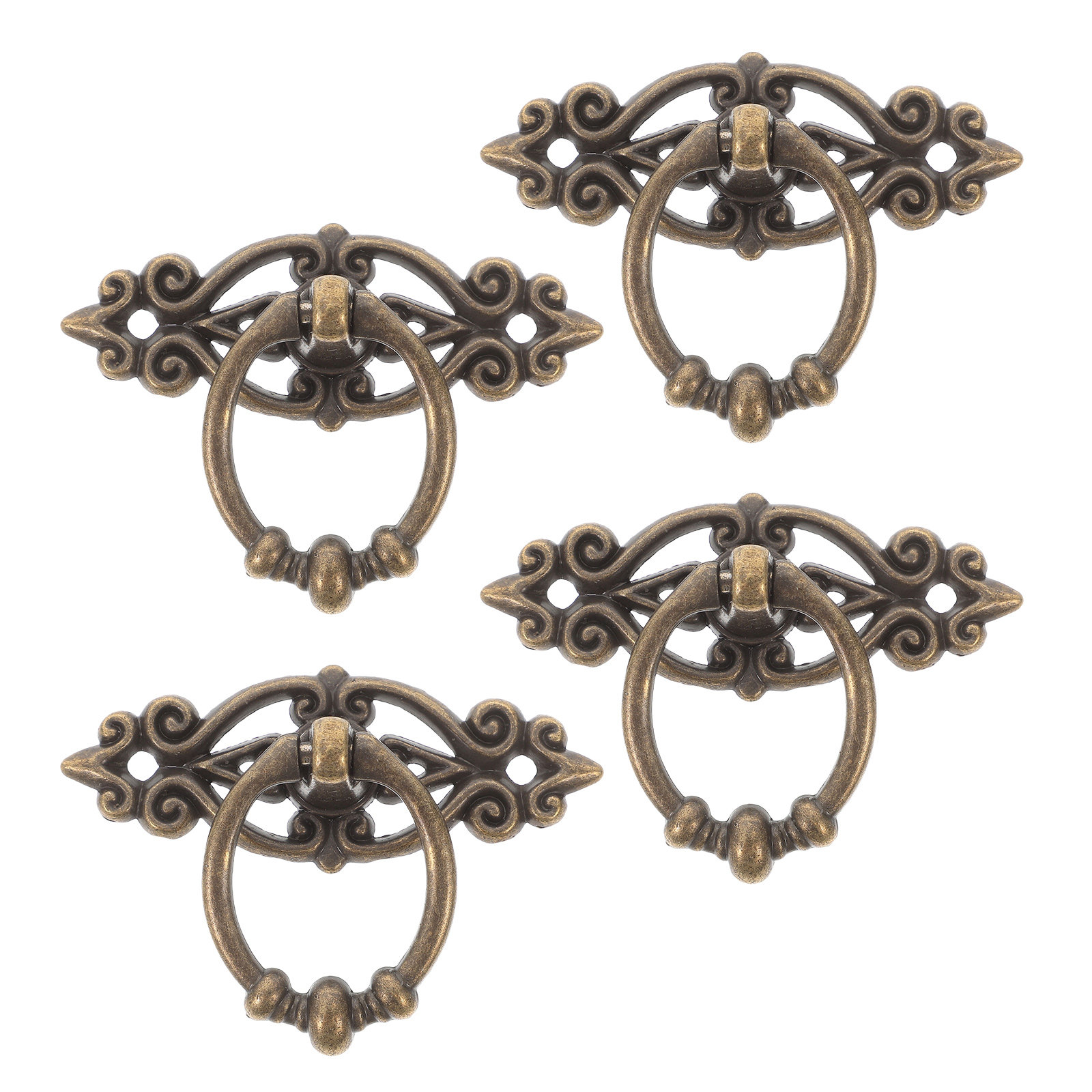 4pcs Antique Cabinet Pulls Dra - Furniture Hardware Drop Pulls recensione e prezzo