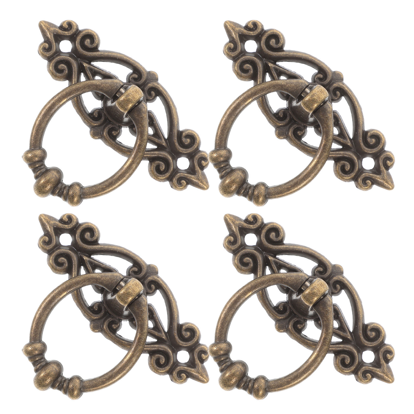 4pcs Antique Cabinet Pulls Dra - Furniture Hardware Drop Pulls recensione e prezzo