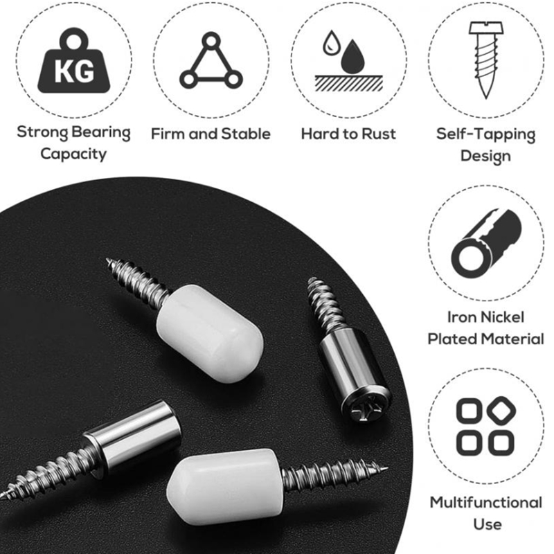 New 100-10PCS Self Tapping Scr - Shelf Peg Support recensione e prezzo